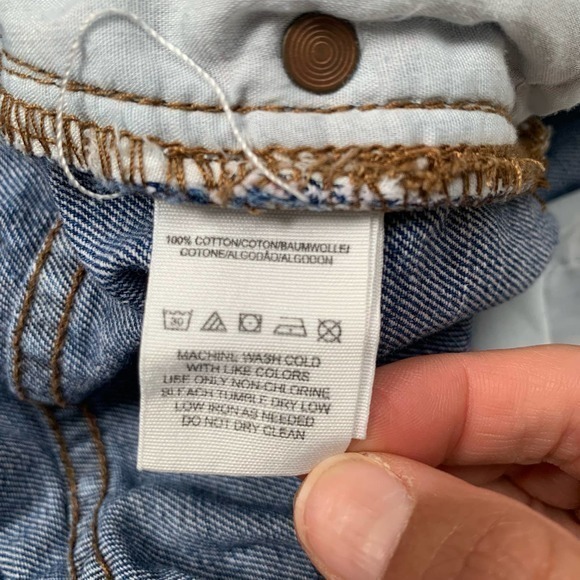 Free People Cutoff Jean Shorts Sz 25 - Picture 4 of 7